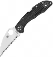 Spyderco Delica Wharncliffe Serrated - SC11FSWCBK