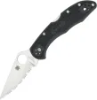 Spyderco Delica 4 Serrated SC11SBK Black FRN Handle