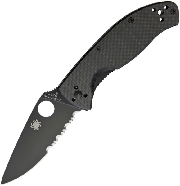 Spyderco Tenacious Carbon Fiber-G10 knives SC122CFBBKPS