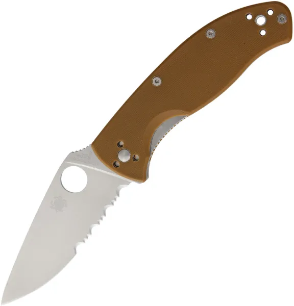 Spyderco Tenacious Linerlock Brown knives SC122GPSBN