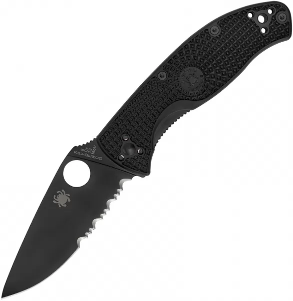Spyderco Tenacious Linerlock Black knives SC122PSBBK