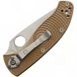 Spyderco Tenacious Linerlock Tan FRN knives SC122PSTN
