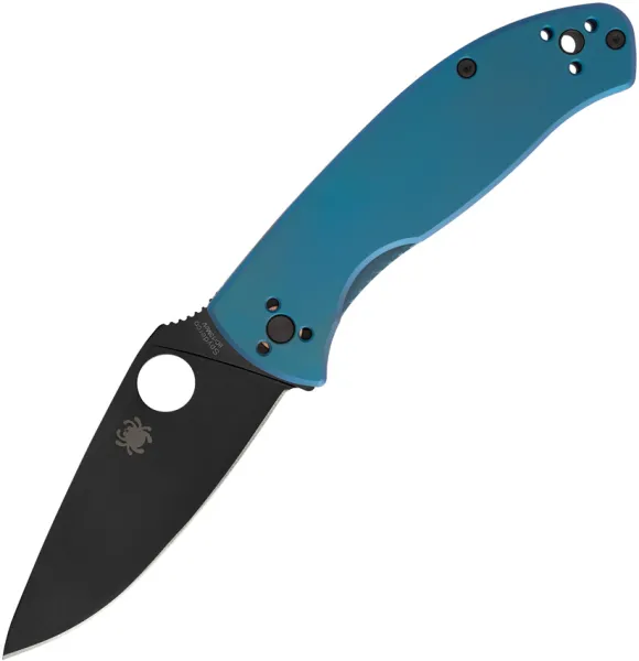 Spyderco Tenacious R.I.L. Titanium Blue knives SC122TIBLBKP