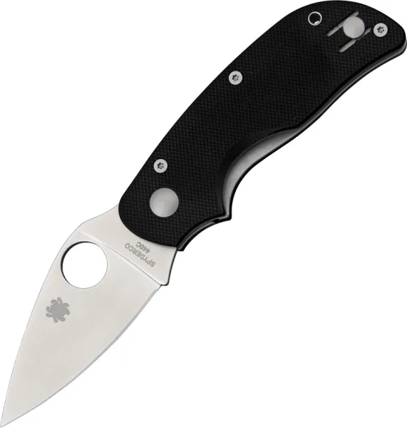 Spyderco Cat Knife 440C 2 7-16 Inch Plain Edge Blade SC129GP