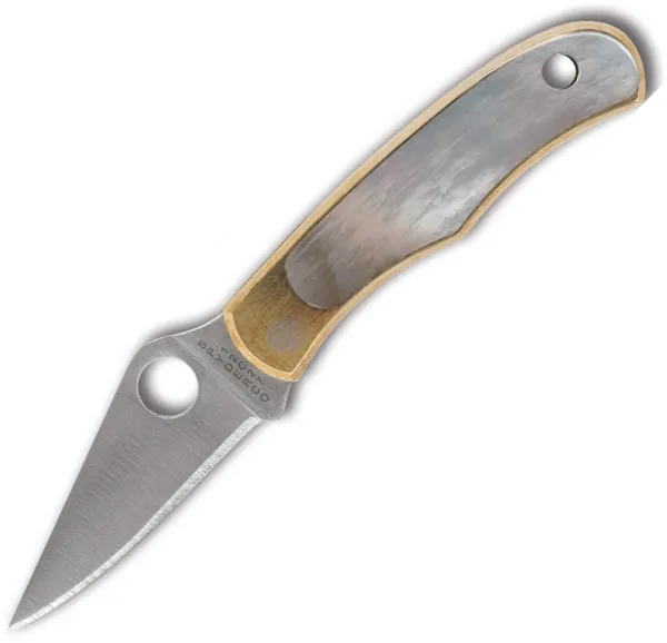 Spyderco Bug Slip Joint Abalone knives SC133AP