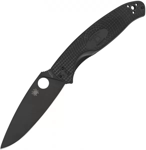 Spyderco Resilience Linerlock Black knives SC142PBBK