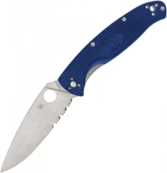 Spyderco Resilience Linerlock Blue knives SC142PSBL