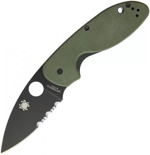 Spyderco Efficient Linerlock Green knives SC216GPSGRBK