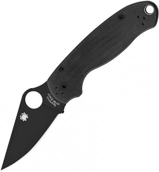 Spyderco Para 3 Black Blade knives SC223GPBK