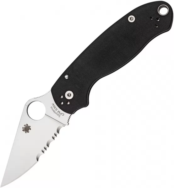 Spyderco Para 3 Satin Blade knives SC223GPS