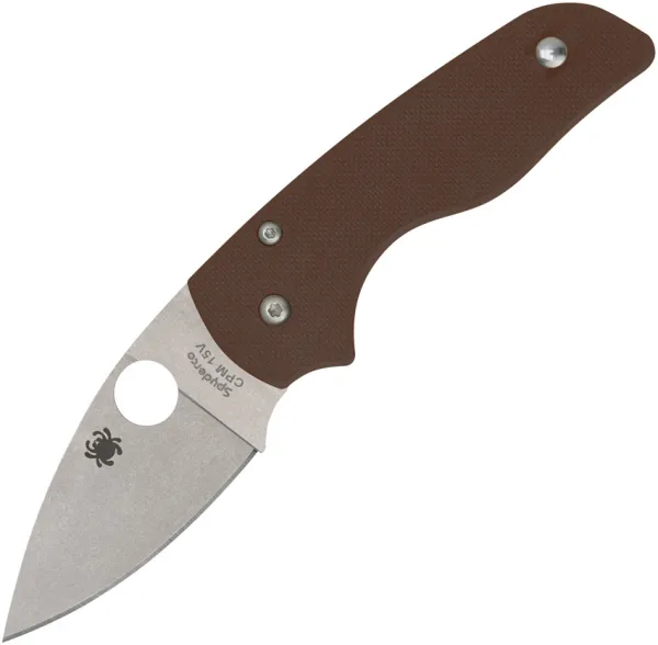 Spyderco Lil Native Brn CPM15V SPRINT knives SC230GPBN15V