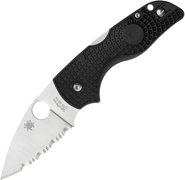 Spyderco Lil Native Lockback Satin Ser knives SC230SBK Spyderco Lil Native Lockback Satin Ser knives SC230SBK