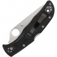 Spyderco Endela Lockback Blue Line knives SC243FPSBKBL