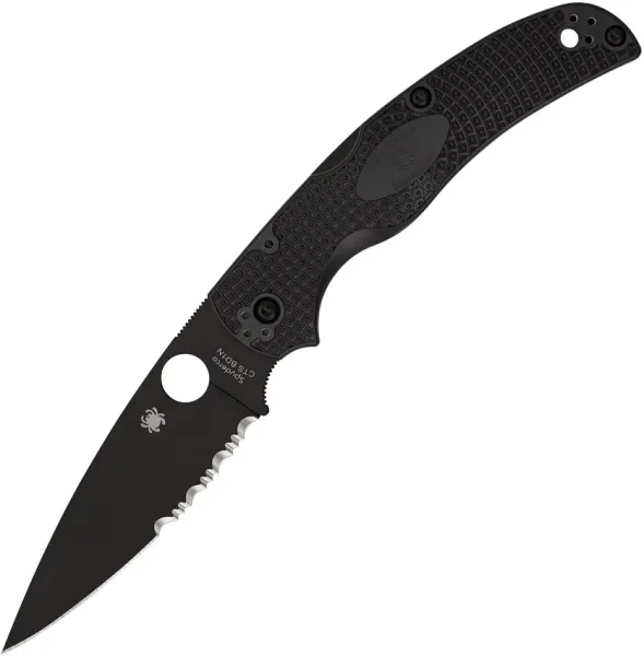 Spyderco Native Chief Lockback Black knives SC244PSBBK