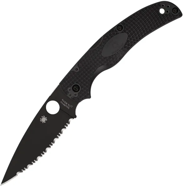 Spyderco Native Chief Lockback Serr knives SC244SBBK