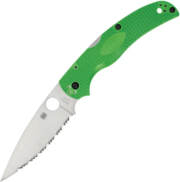 Spyderco Native Chief Lockback Salt Grn knives SC244SGR