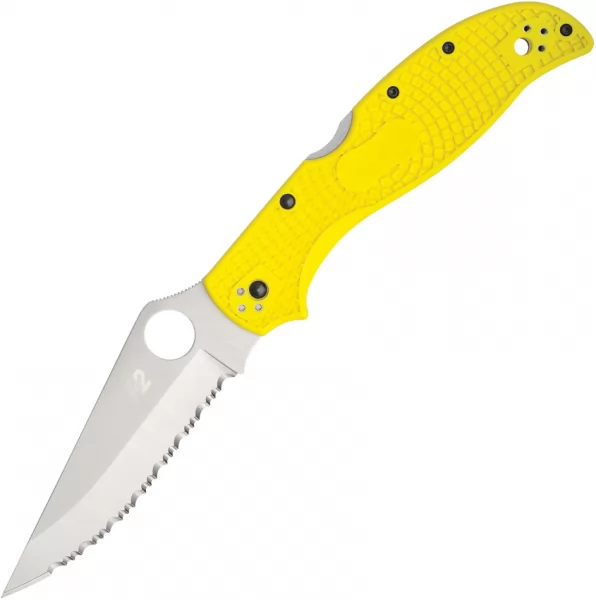 Spyderco Stretch 2 XL Lockback Yellow knives SC258SYL