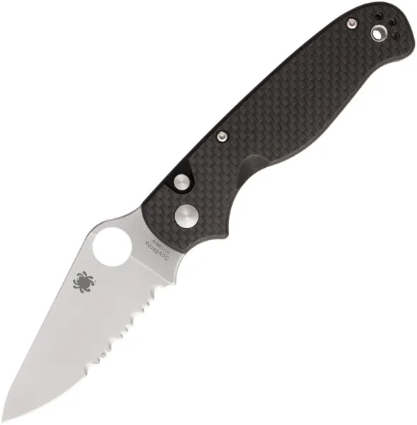Spyderco ButtonUp Button Lock CF knives SC275CFPS Spyderco ButtonUp Button Lock CF knives SC275CFPS