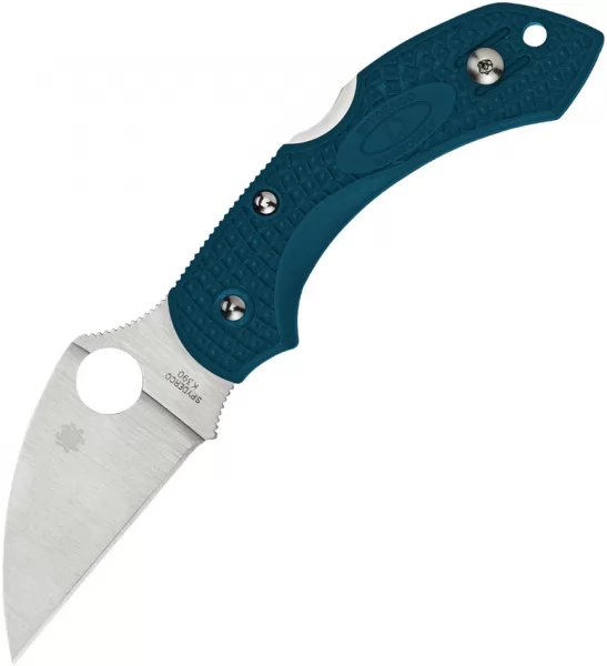 Spyderco Dragonfly 2 Lockback Blue knives SC28FP2WK390