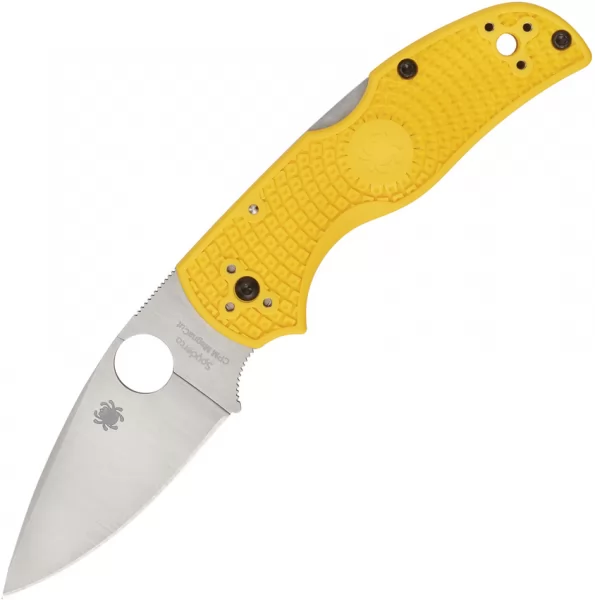 Spyderco Native 5 Salt Lockback Yellow knives SC41PYL5