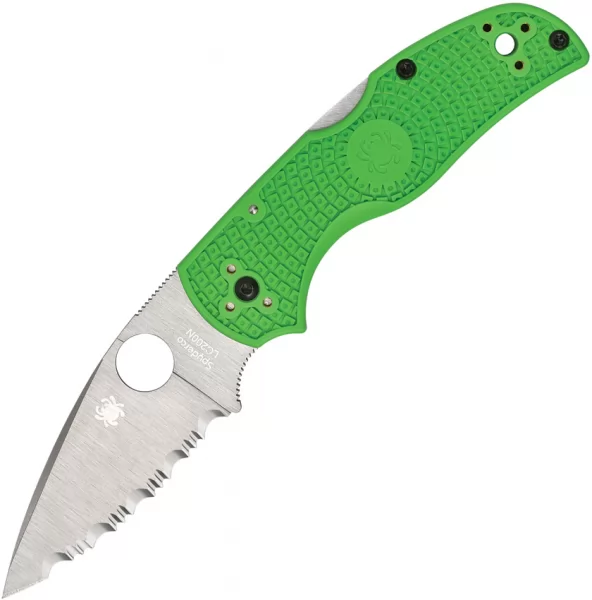 Spyderco Native 5 Salt Lockback Green knives SC41SGR5