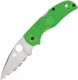 Spyderco Native 5 Salt Lockback Green - SC41SGR5