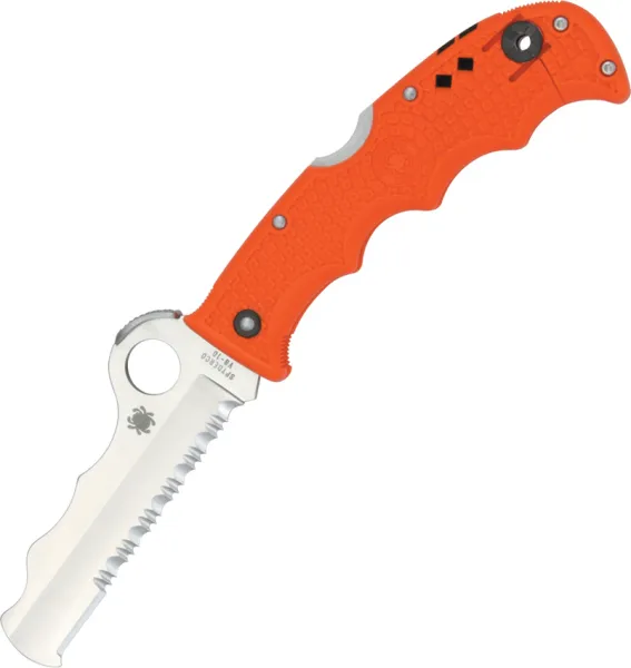 Spyderco Assist Lockback Orange knives SC79PSOR