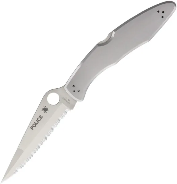Spyderco Police Model Lockback Serr knives SC7S