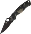Spyderco Para Military 2 Black Camo Knife C81GPCMOBK2