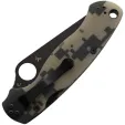 Spyderco Para Military 2 Black Camo Knife C81GPCMOBK2 SC81GPCMOBK2