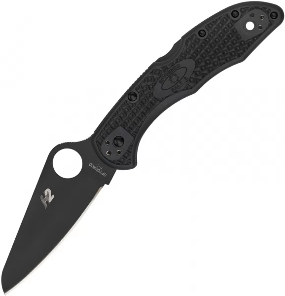 Spyderco Salt 2 Lockback Plain knives SC88PBBK2