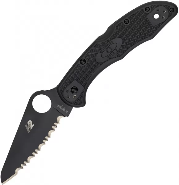 Spyderco Salt 2 Lockback Serrated knives SC88SBBK2
