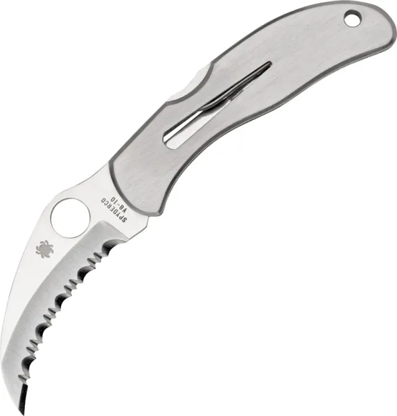 The Spyderco Harpy serrated knife (model SC8S)