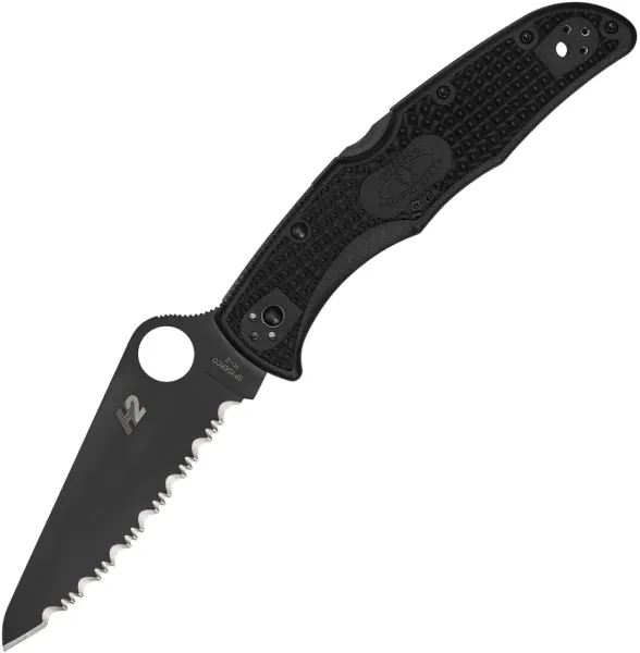 Spyderco Pacific Salt 2 Lockback Black knives SC91SBBK2