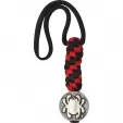 Spyderco Pewter Flat Bead w-Lanyard knives SCBEAD5LY