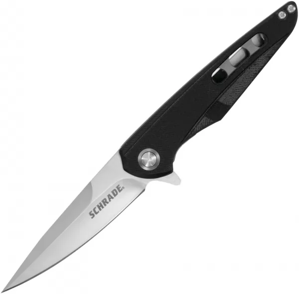 Schrade Kinetic Linerlock Black G10 knives SCH1136038