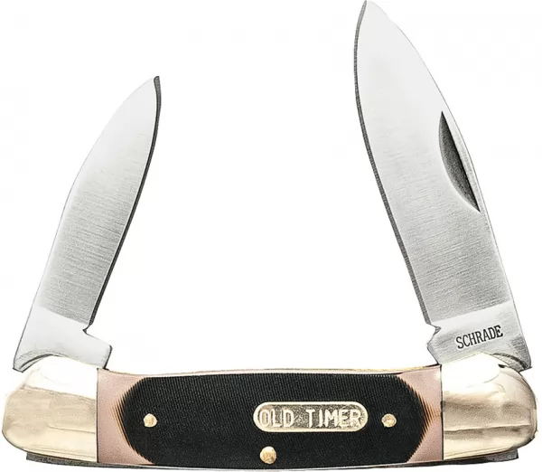 Schrade Old Timer Canoe Sawcut Large knives SCH11OT