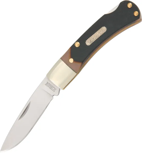 Schrade Old Timer Bearhead SCH3OT Sawcut Delrin