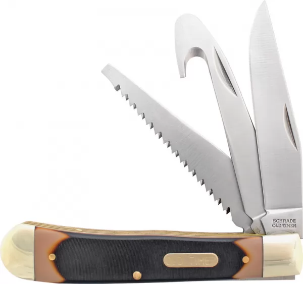 Schrade Old Timer Premium Trapper knives SCH69OTCP