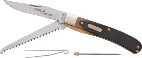 Schrade Old Timer Buzz Saw Trapper knives SCH97OT