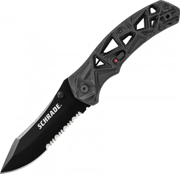 Schrade Shizzle MAGIC A-O Black knives SCHA11BS