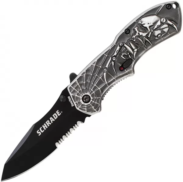 Schrade Boneyard Spider Linerlock A-O knives SCHA15BS