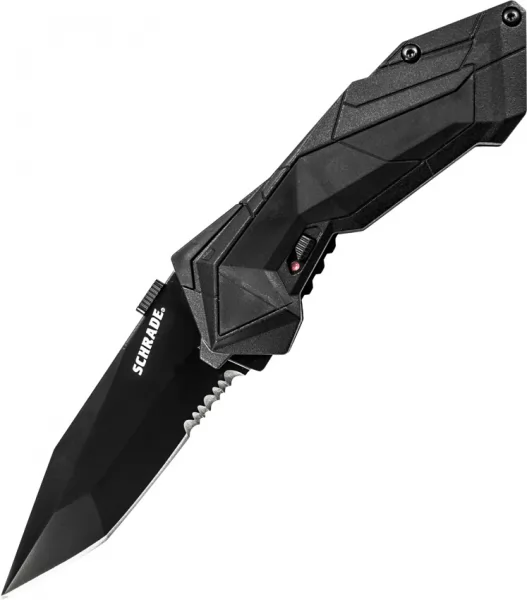 Schrade Linerlock A-O Black knives SCHA3BS