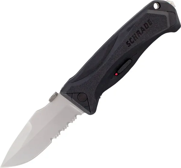 Schrade M.A.G.I.C. Linerlock A-O Black knives SCHA6LS