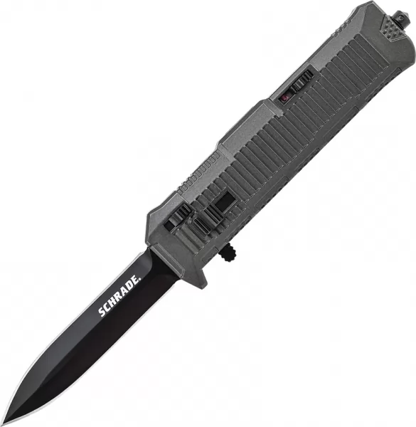 Schrade Out the Front Assist Spear A-O knives SCHOTF8B