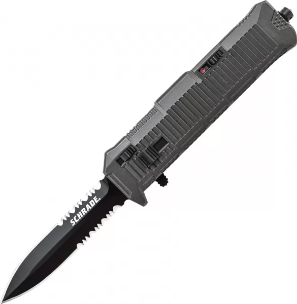 Schrade Out the Front Assist Spear A-O knives SCHOTF8BS