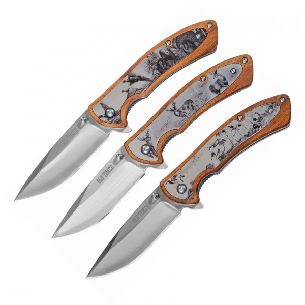 Schrade Wildlife Linerlock Combo knives SCHP1085946