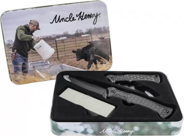 Schrade Uncle Henry Midnight Set knives SCHP1183276