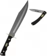 Schrade OT Bowie Knife & Folder - SCHP1188054