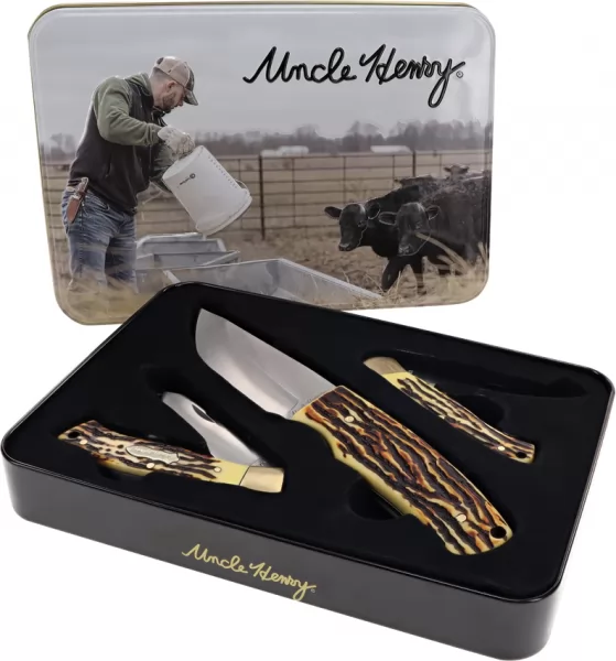 Schrade Uncle Henry 2023 LE Gift Set knives SCHP1200447